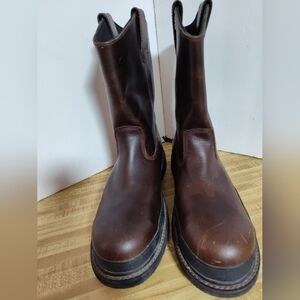 Ace Work Boots Waterproof Leather Men Sz 12 Women 13.5  New Without Box